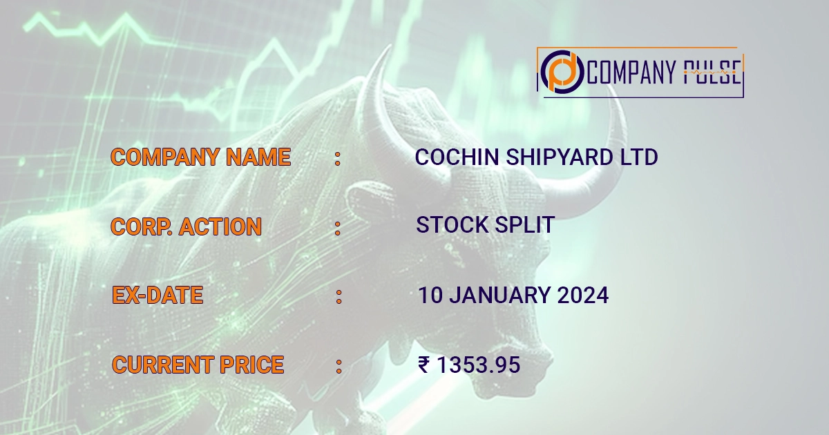 cochin shipyard ltd stock split record date