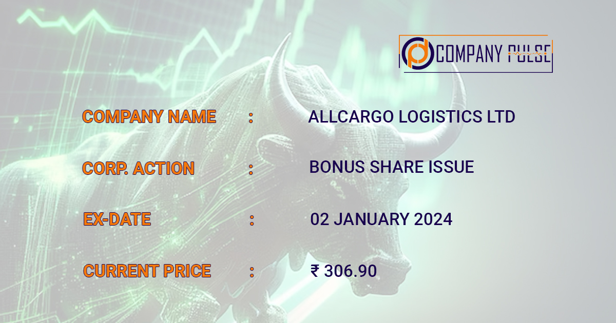 allcargo logistics ltd bonus share issue