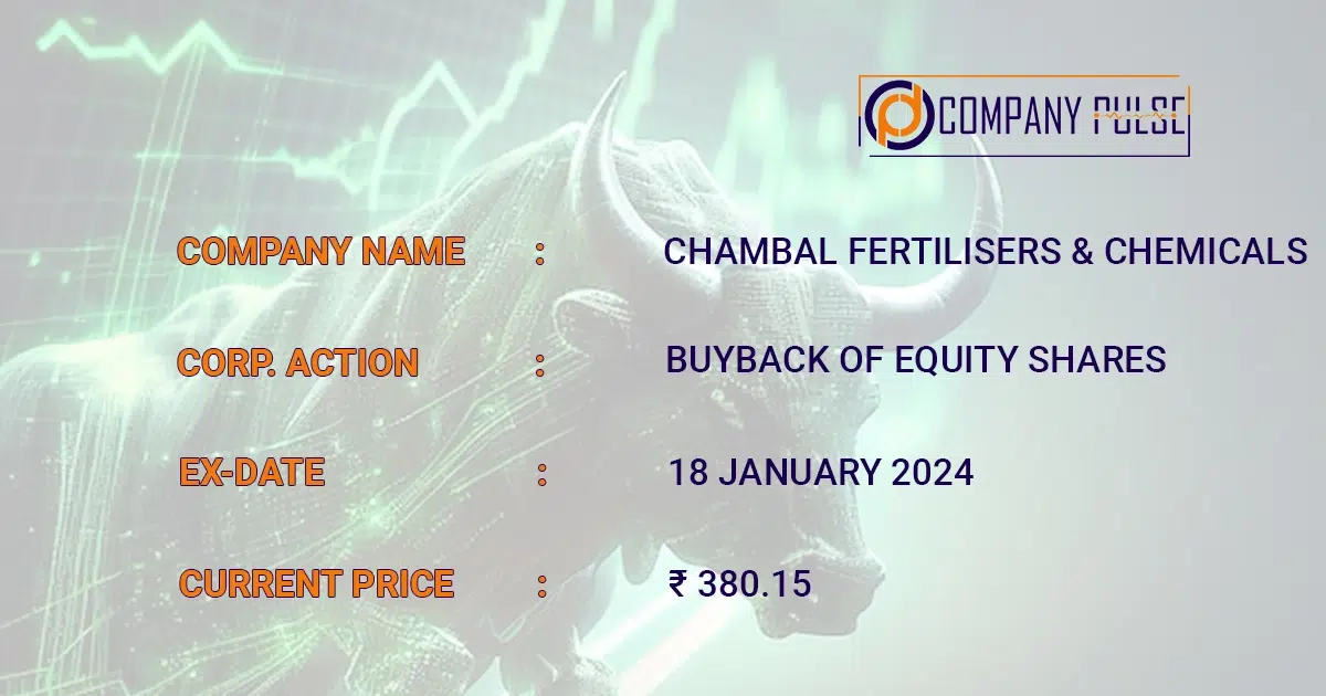 chambal fertilisers buyback record date